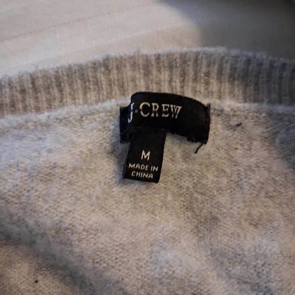 J. Crew V-Neck Sweater with Pockets - Picture 6 of 12
